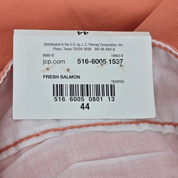 Men's Fresh Salmon St. John's Bay Shorts SIZE:44 NWT - Picture 6 of 7